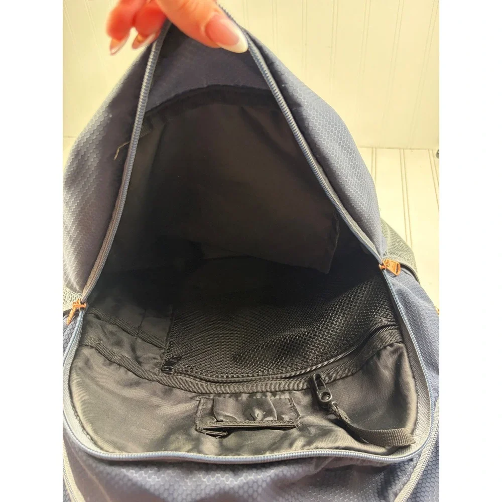 Adidas Prime Navy Blue Grey Multi Compartment Excel Laptop Bag Unisex